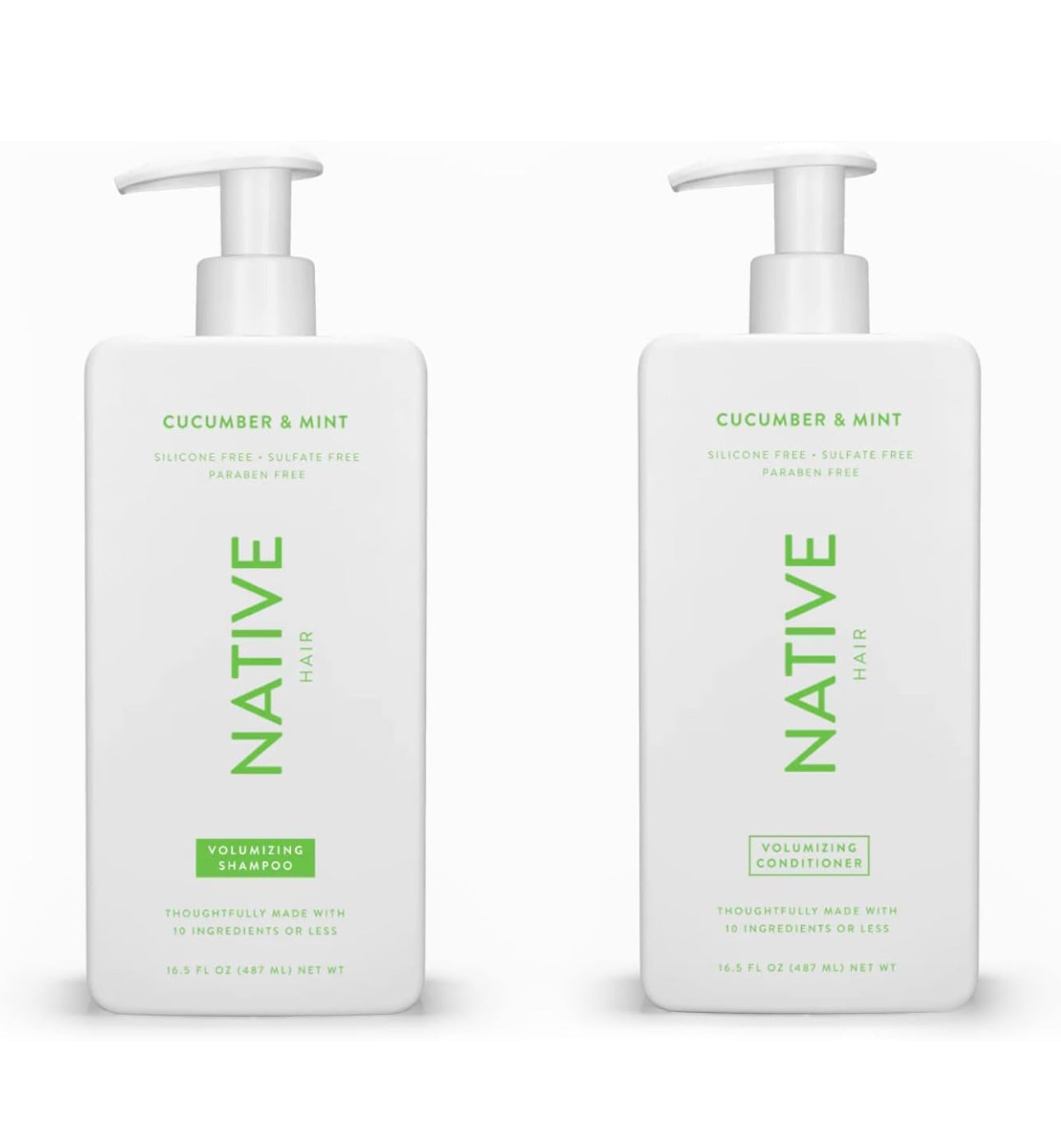 Native Cucumber & Mint Shampoo & Conditioner set
